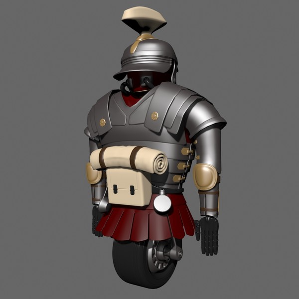 3ds max robot character - Robot Centurion (RP-1) by Tschirner